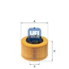 Filtru de ulei UFI 25.015.00