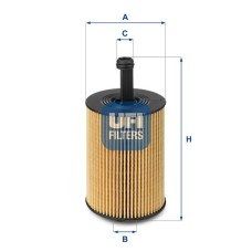 Filtru de ulei UFI 25.023.00