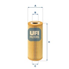 Filtru ulei UFI 25.011.00