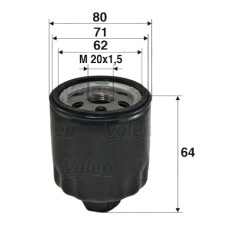 Filtru ulei VALEO 586003