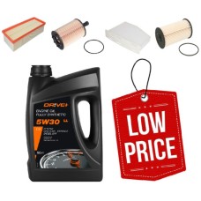 Pachet ulei 5W30 si filtre DRIVE+ 2.0 TDI