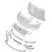 Grila protectie bara fata dreapta fara proiectoare VW Sharan 7M3 853 684 B