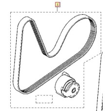 Kit curea transmisie LOGAN Renault OE 117203694R
