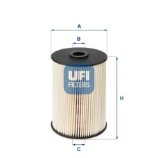 Filtru combustibil UFI 2602100