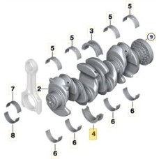 Semicuzinet axial inferior STD BMW 11218471812
