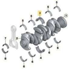 Semicuzinet axial superior STD BMW 11218471808