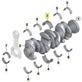 Semicuzinet axial superior STD BMW 11218471808