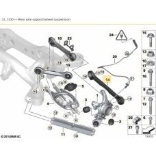 Brat suspensie spate MEYLE 316 050 0026