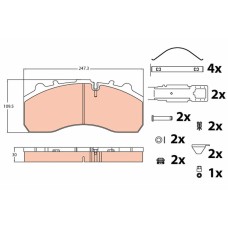 SET PLACUTE FRANA FATA/SPATE - PS