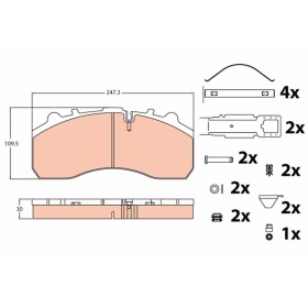 SET PLACUTE FRANA FATA/SPATE - PS