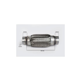RACORD FLEXIBIL INNER & OUTER BRAID (B) 42X150 MM