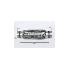 RACORD FLEXIBIL OUTER BRAID (A) 45X200 MM