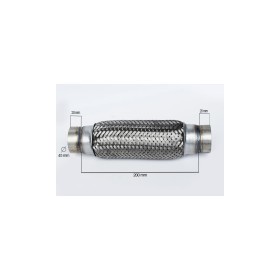 RACORD FLEXIBIL OUTER BRAID (A) 45X200 MM