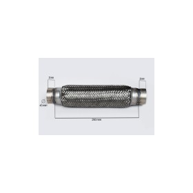 RACORD FLEXIBIL OUTER BRAID (A) 45X250 MM